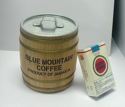 新品正規品 創業大正十二年 渡辺金属製(日本製造)フタ付き樽型天然杉材 灰皿拍卖