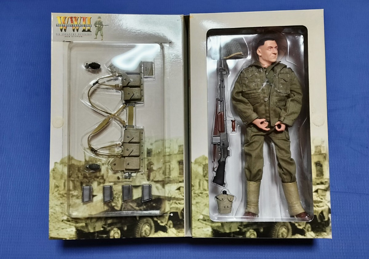 美品 WWII NORTHERN FRANCE 1944 9th INFANTRY DIVISION BAR GUNNER 1/6スケール“sean”拍卖