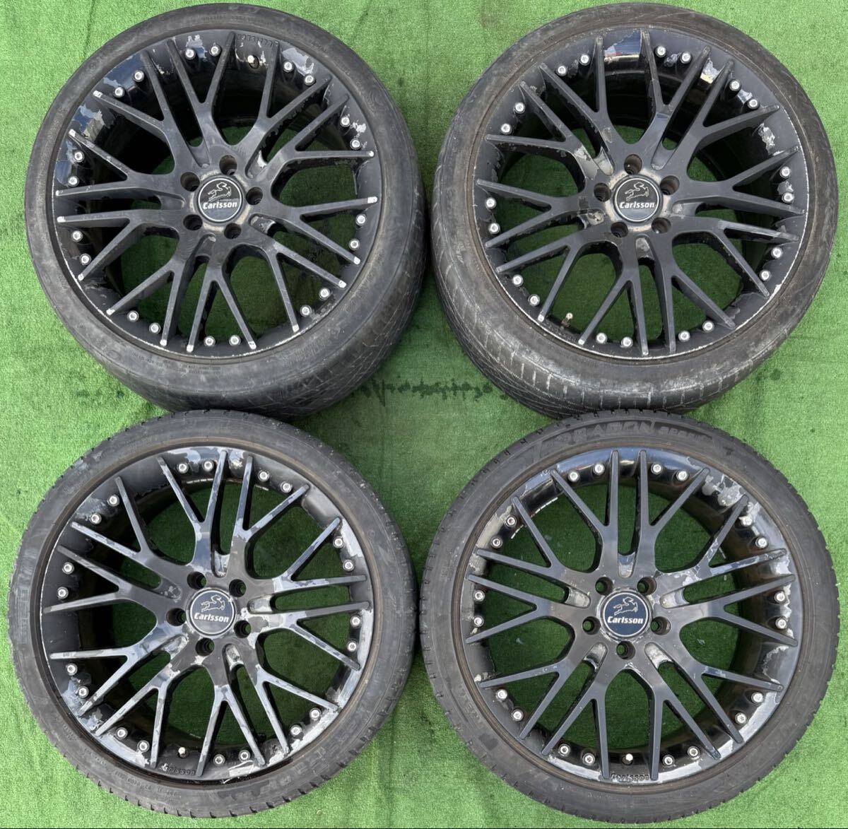 カールソン 1/10X ブラック 19インチ 8.5J +45 5穴拍卖