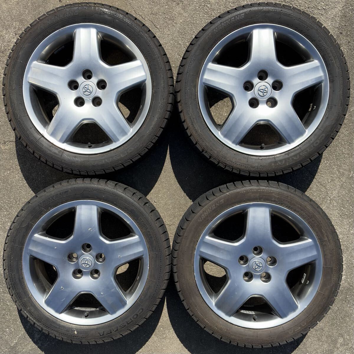 トヨタ 30 セルシオ 18インチ 7.5J +45 PCD114.3 5穴 クラウン マジェスタ アリスト マークX スタッドレス拍卖