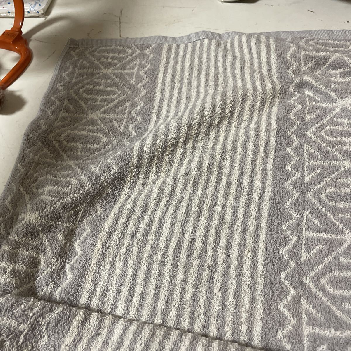 ◇1円スタート◇中古品 ストライプ 生地バスタオル15ー633拍卖