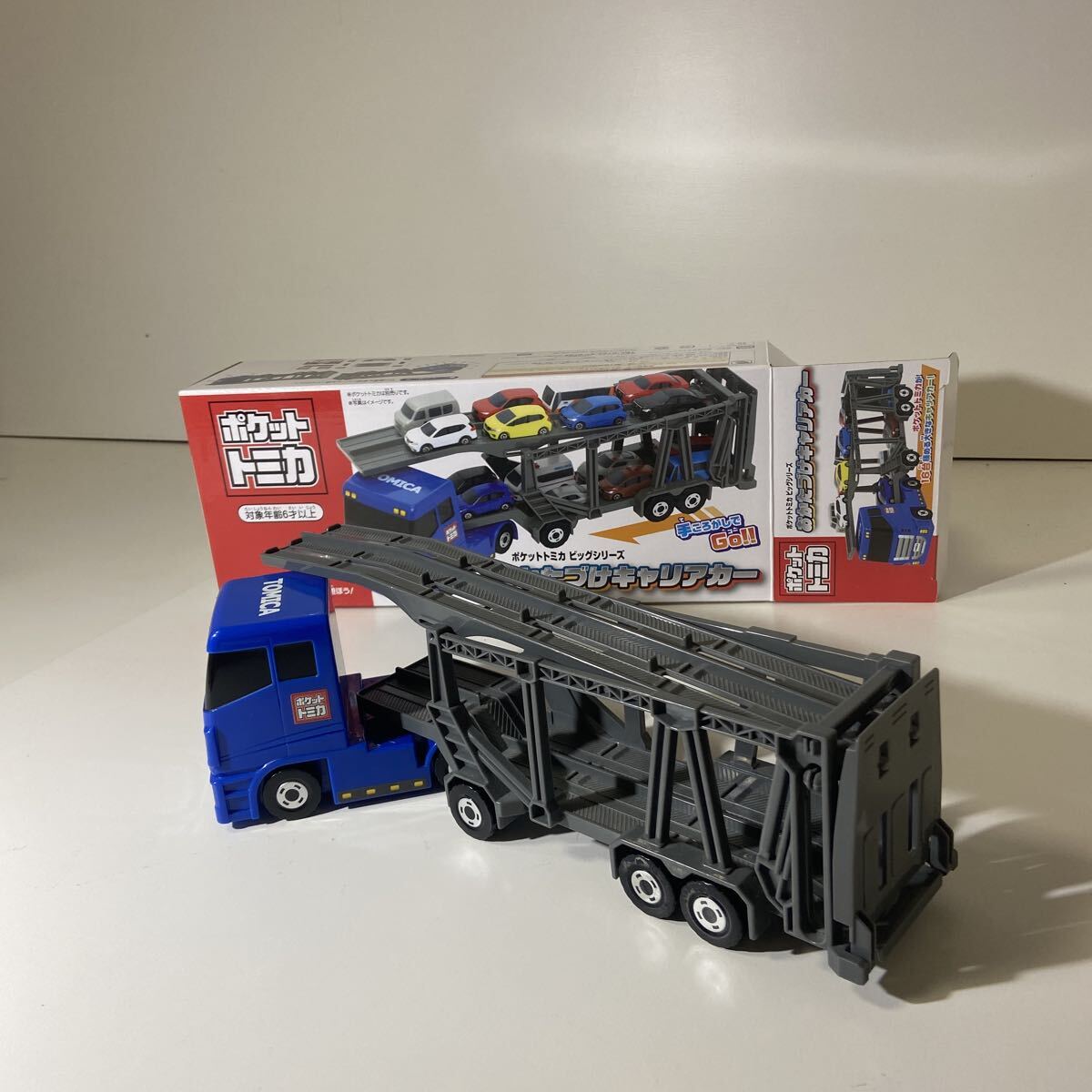 ★1円スタート★ ポケットトミカビッグシリーズ おかたづけキャリアカー 手ころがし 中古 3-4518拍卖