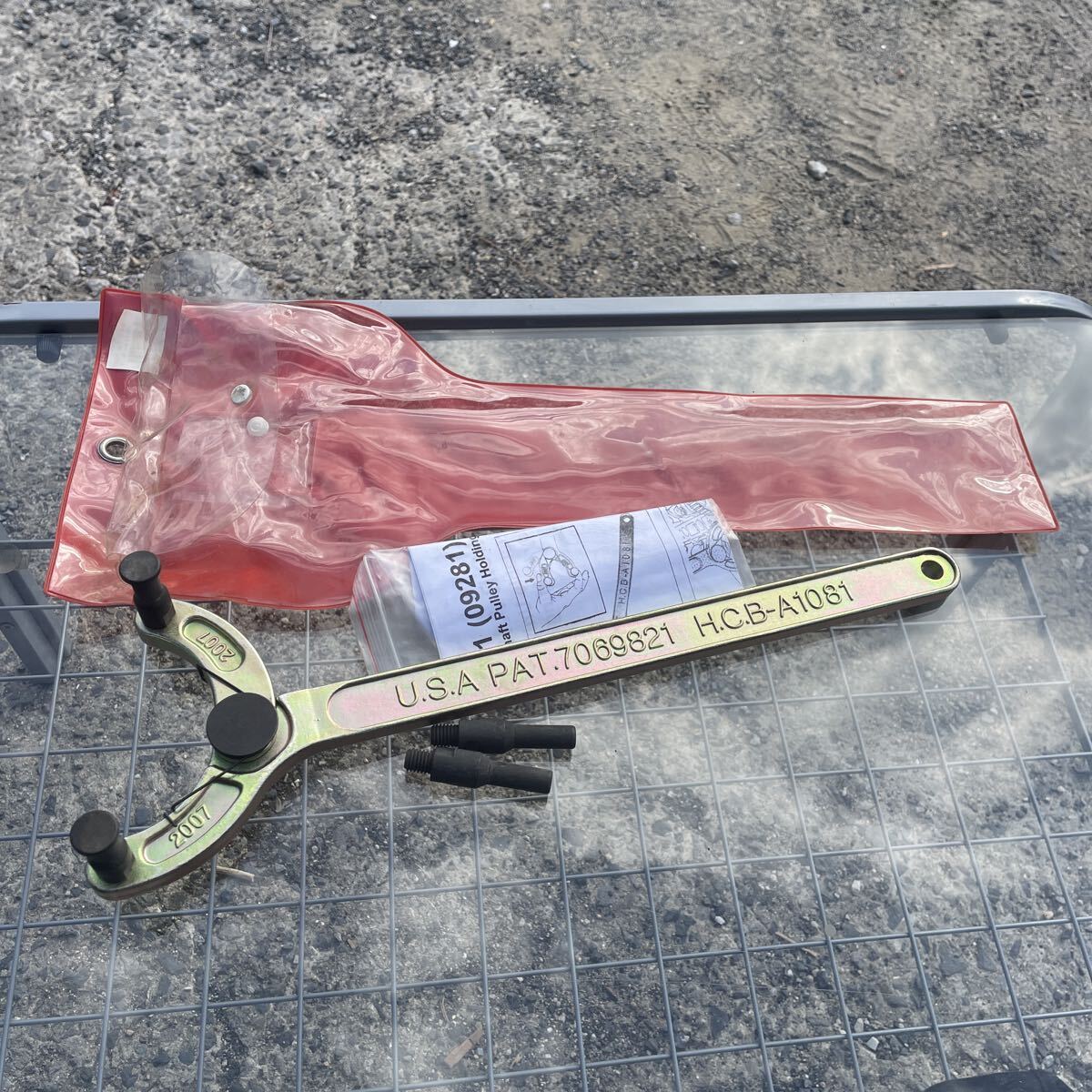 【1円スタート】ユニバーサルホルダー Y字型 カム クランク フライホイール 11-3拍卖