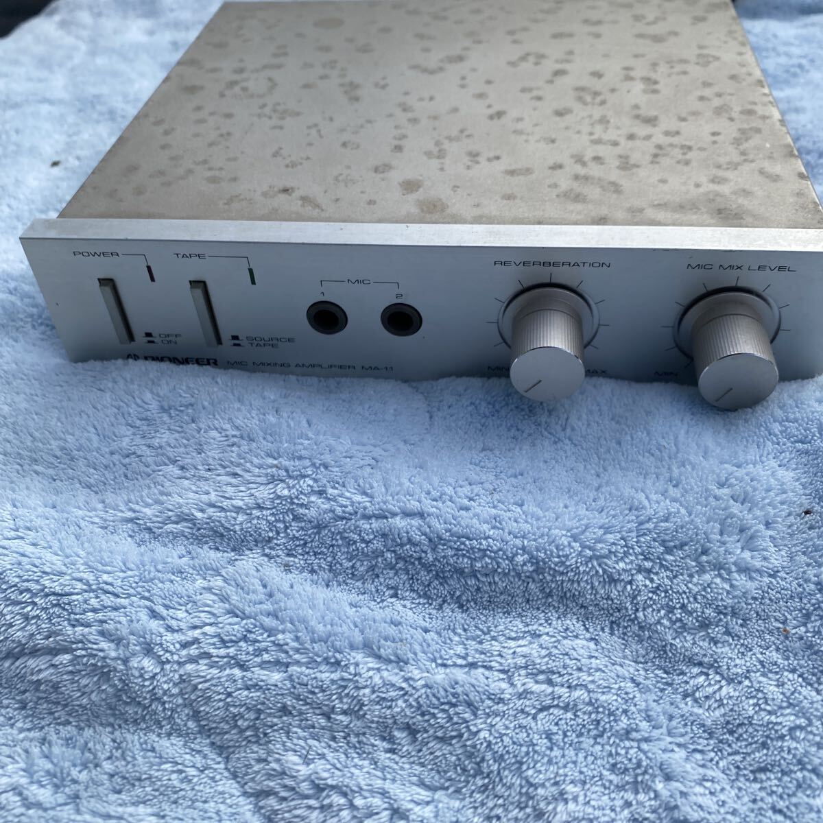 【1円スタート】PIONEER MIC MIXING AMPLIFIER MODEL MA-11 通電確認済 動作未確認 8-704拍卖