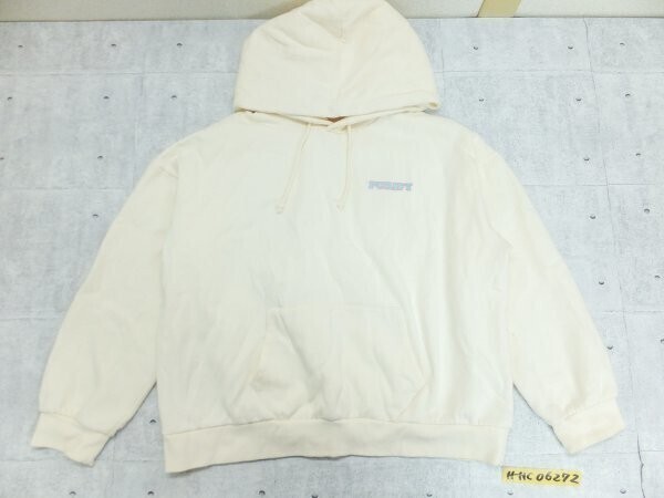 WEGO ウィゴー 裏起毛 PURIFY イラスト バックプリント プルパーカー カジュアル プルオーバー トップス スポカジ ストリート 古着拍卖