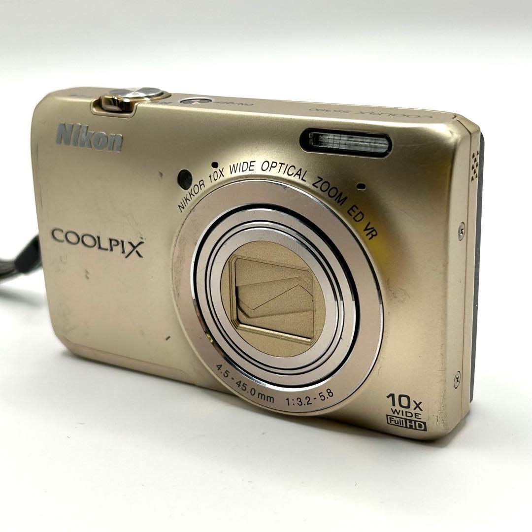 【動作確認済】 Nikon ニコン COOLPIX S6300 ゴールド拍卖