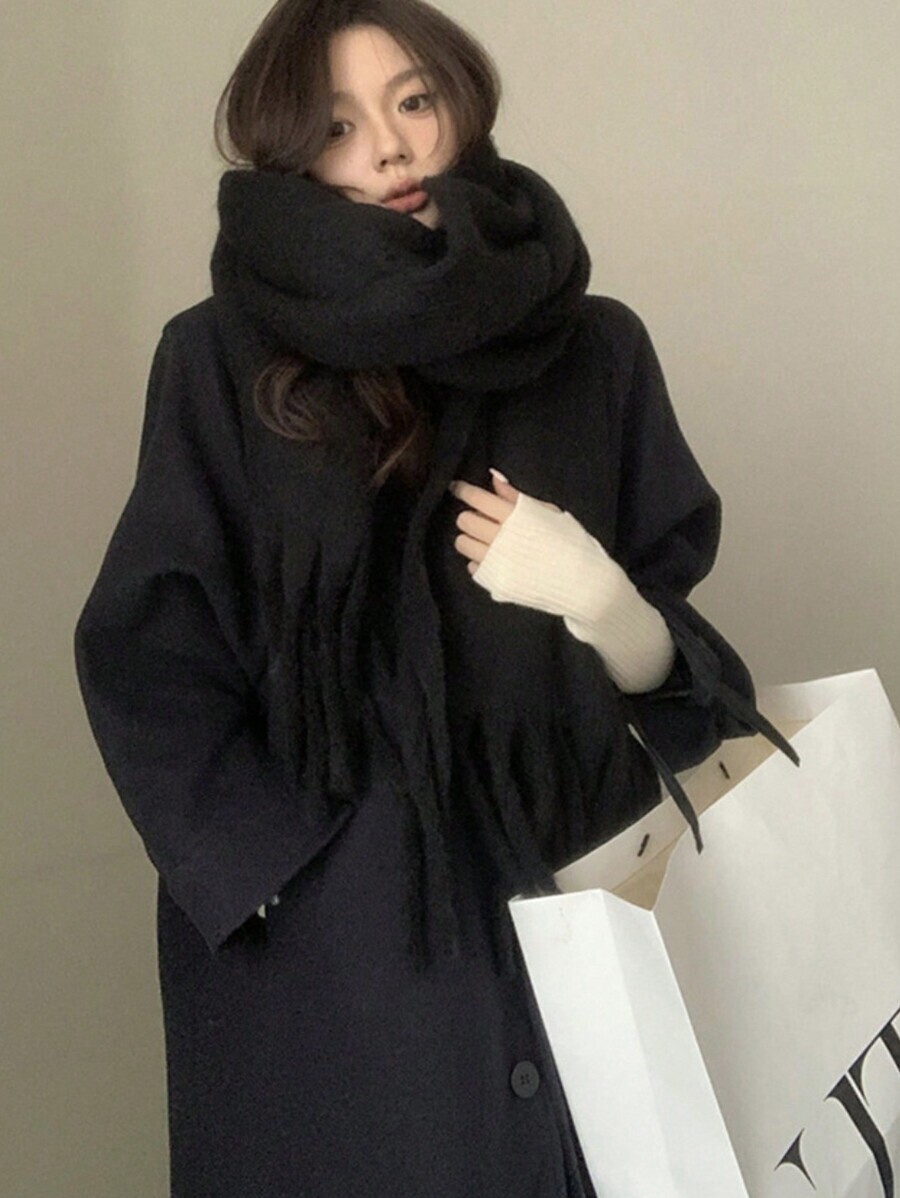 アクセサリー レディース スカーフ モヘア女性用スカーフ 秋冬ファッション 2023新作 コート 1枚で首元を温める 韓国製女性向拍卖