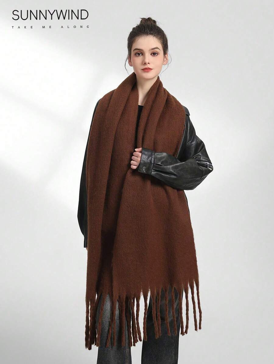 アクセサリー レディース スカーフ 1枚 レディース 無地 ポリエステル 肌触りの良いスカーフ、日常使い向け拍卖