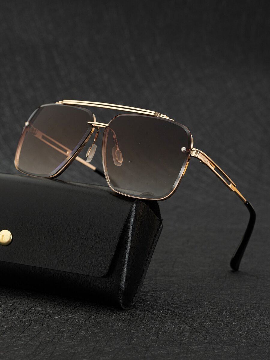 アクセサリー メンズ アイアクセサリー メンズ トップバー ジオメトリックフレーム ファッショングラス 上品なサングラス アクセサ拍卖