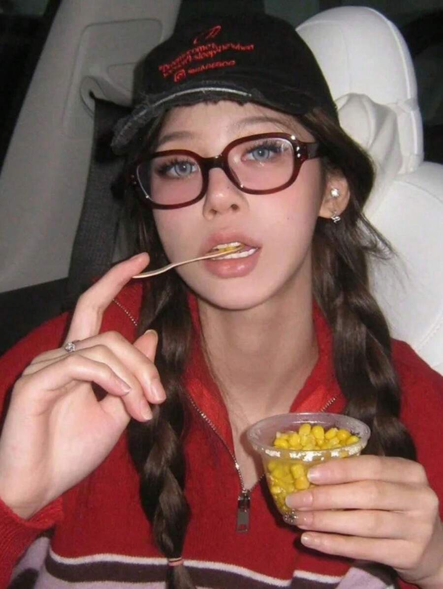 アクセサリー レディース アイアクセサリー セット 1個 ヴィンテージ レッド トータス柄 スクエア プレーン メガネフレーム、ヨ拍卖