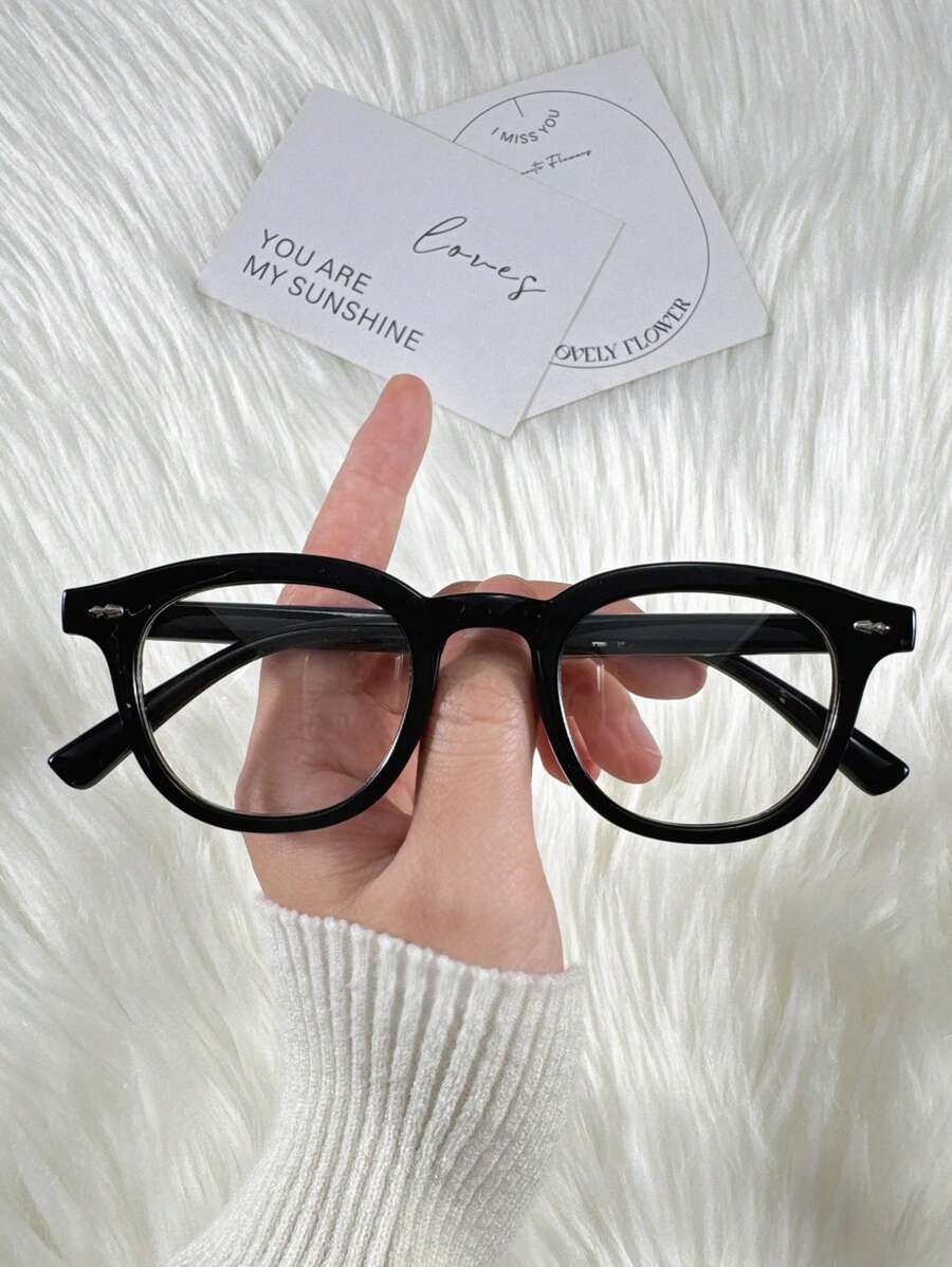 アクセサリー レディース アイアクセサリー セット 1個 プラスチック製 クリアラウンド女性用メガネ デイリーライフ テレビ視聴拍卖