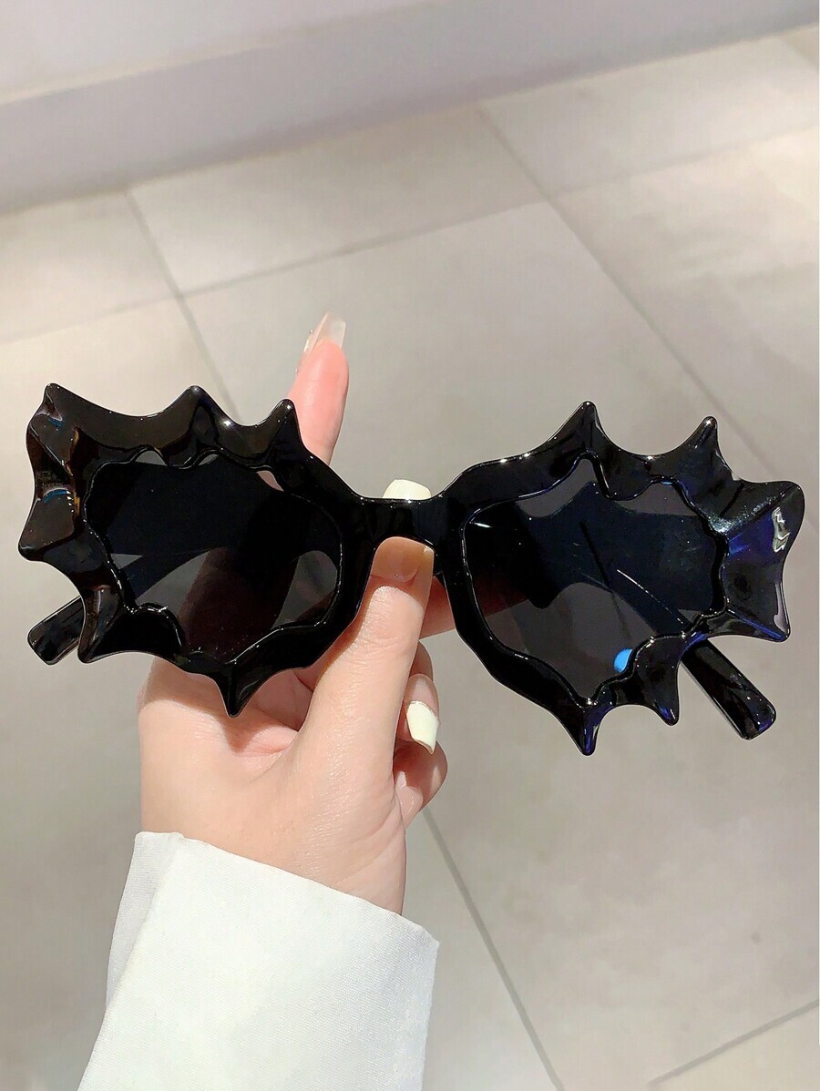 アクセサリー レディース アイアクセサリー 波型デザイン ファッショングラス、個性的ファッションサングラス、夏のビーチ、アウトドア拍卖