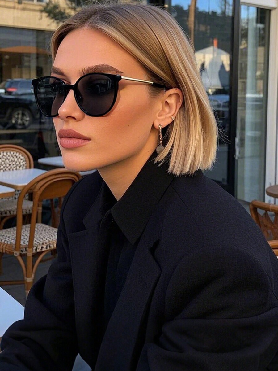 アクセサリー レディース アイアクセサリー ユニセックス レトロ ラウンド メタルサングラス、ファッションクラシックデザイン アウ拍卖