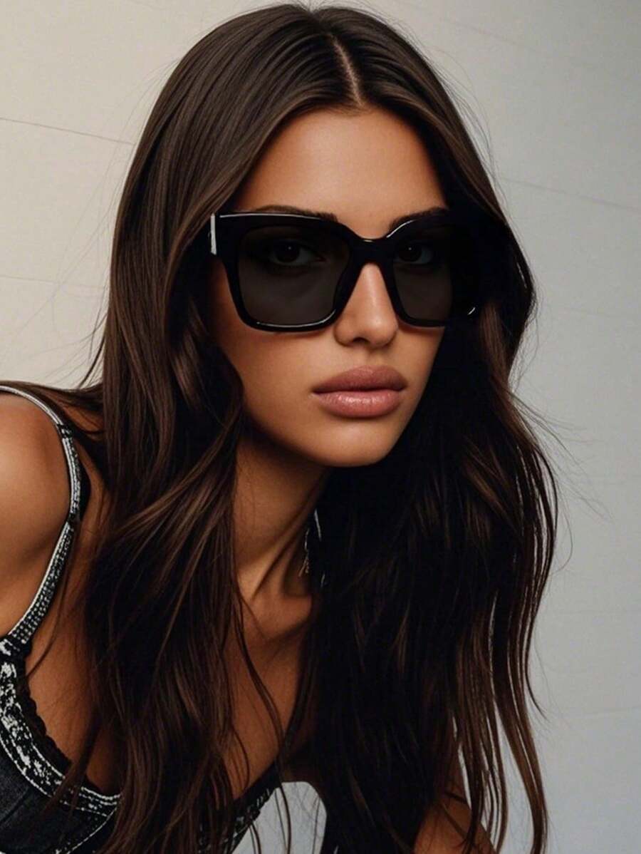 アクセサリー レディース アイアクセサリー レディース レトロ クラシック シンプル スクエア ワイドフレーム カジュアルアウトド拍卖