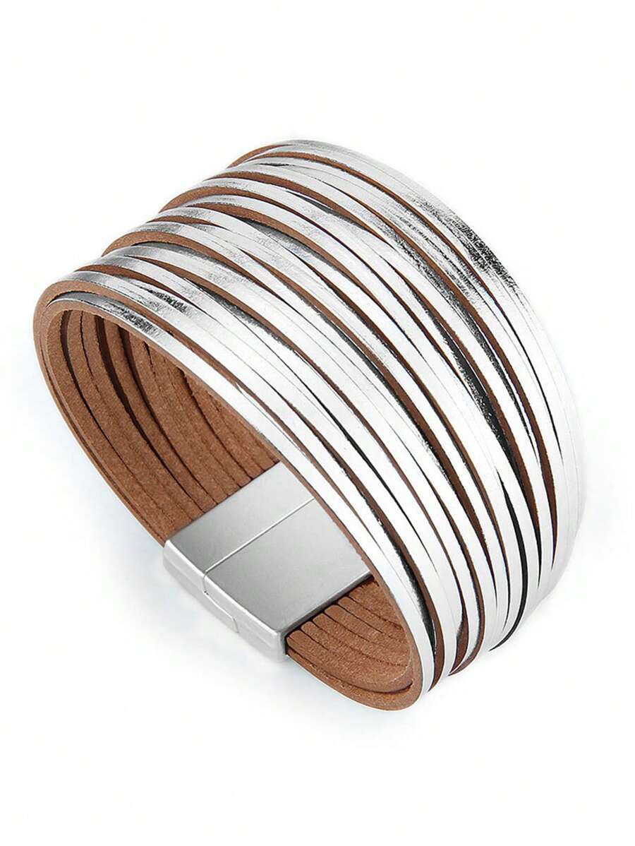 ジュエリー レディース ブレスレット ストリング レディースブレスレット レザー シルバー ヨーロピアン アメリカンスタイル ファ拍卖