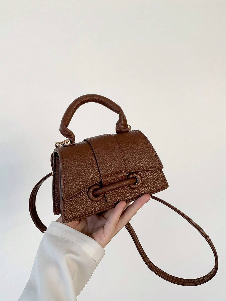 バッグ レディース ハンドルバッグ 2025年人気の超テクスチャーリップスティックバッグ、ミニ スクエアバッグ、新色 多用途ハンド拍卖