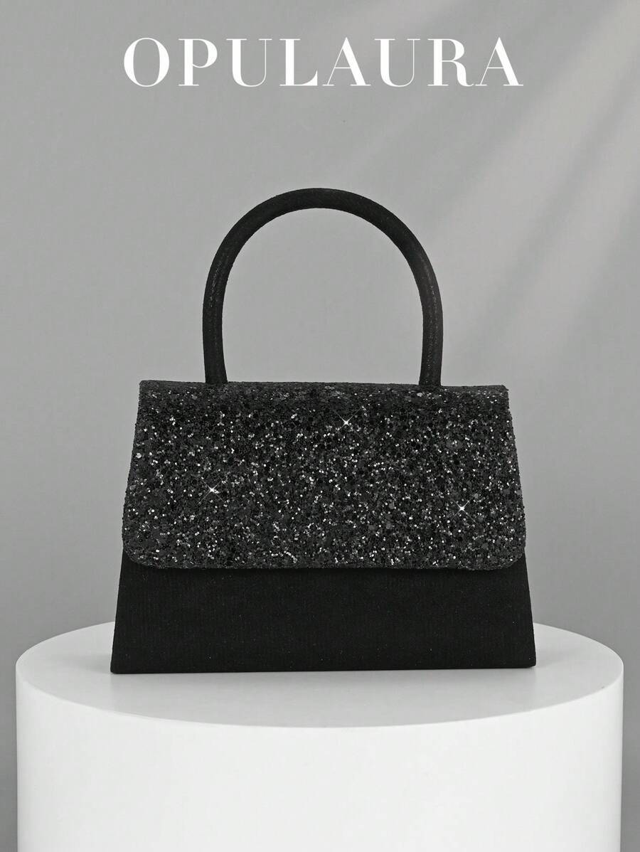 バッグ レディース ドレスバッグ レディースファッショナブルなグリッターフリップフラップパーティークラッチバッグ、ラグジュアリーな拍卖