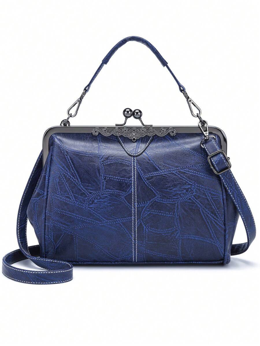 バッグ レディース ハンドルバッグ レディース ソフトレトロレザー大容量マルチポケット ポータブル ショルダー クロスボディー レ拍卖