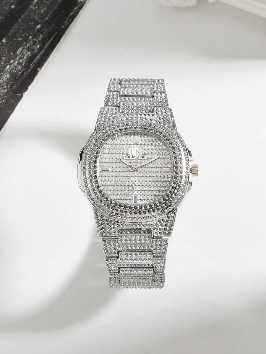 腕時計 メンズ クォーツ 最新アップグレード版は現在最高品質で、アップグレード料金の値上がりはありません。ダイヤモンド付き正方形ダ拍卖