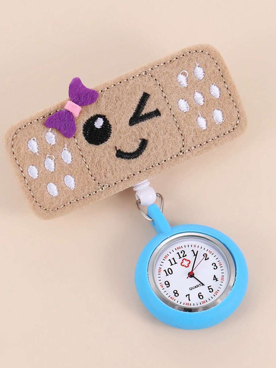 腕時計 懐中時計 1個/セット 高品質アラビア数字スケール ラウンドダイヤル シリコン クォーツ ポケットウォッチ、誕生日、デイリ拍卖