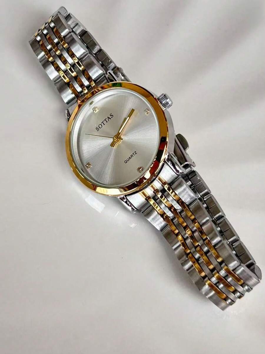 腕時計 レディース クォーツ 新作 ゴールド レディース腕時計 韓国版 シンプル エレガント ファッショナブル カジュアル 多用途拍卖