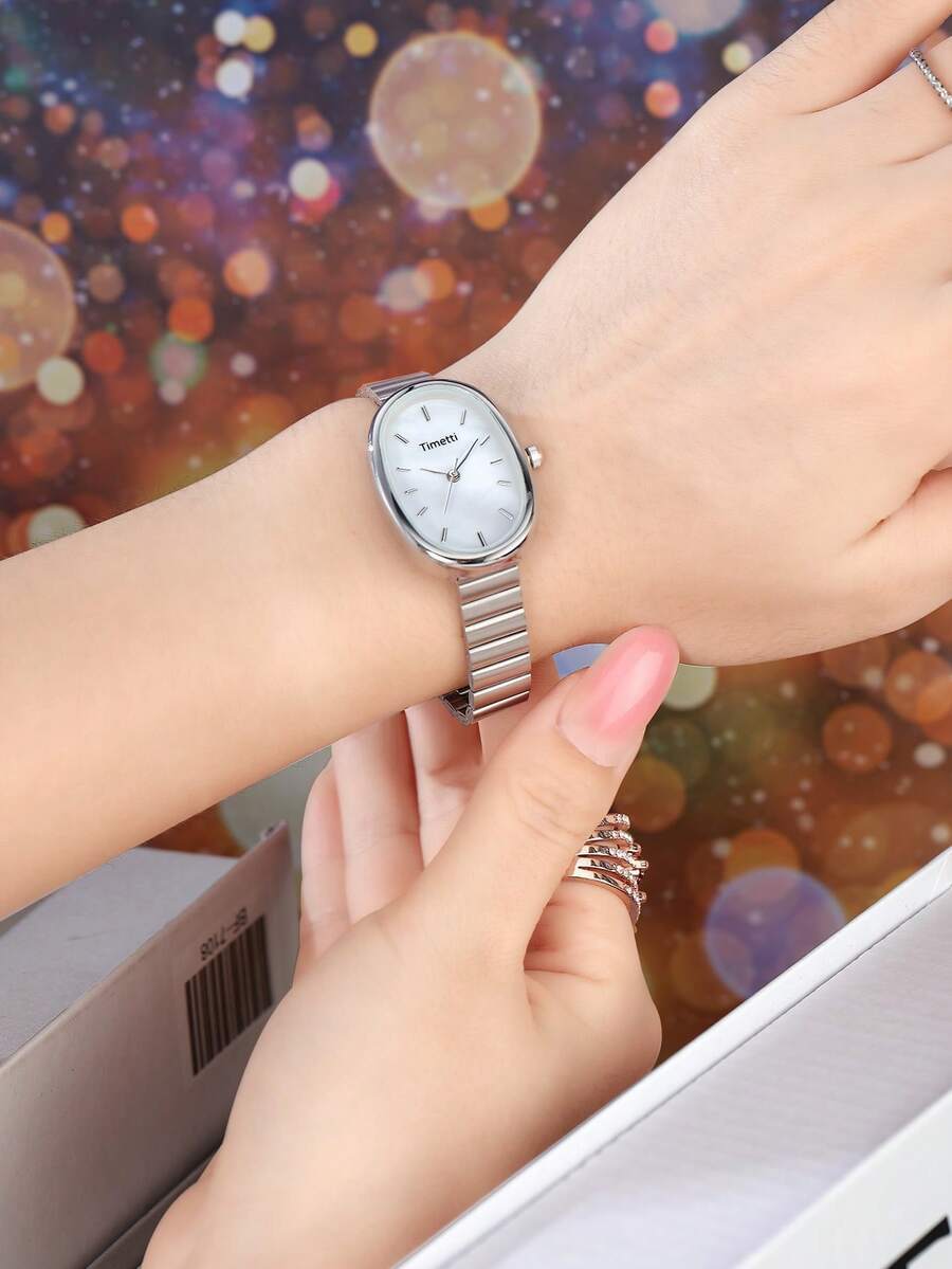 腕時計 レディース クォーツ 1個 レディース オーバル型 アーティスティック ヴィンテージ クォーツ 腕時計、デイリー使いに適し拍卖