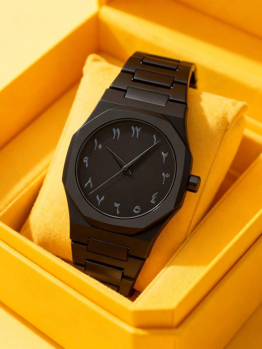 腕時計 メンズ クォーツ 1個 メンズ ファッショナブル ミニマリスト クォーツ 腕時計、多角形ダイヤル。ビジネス、レジャー。デイ拍卖