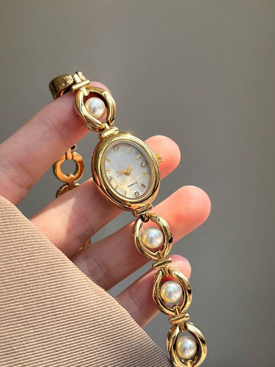 腕時計 レディース セット 1個 ファッショナブルでクリエイティブな多機能小型レディース クォーツ腕時計、シンプルな丸型ダイヤル、拍卖