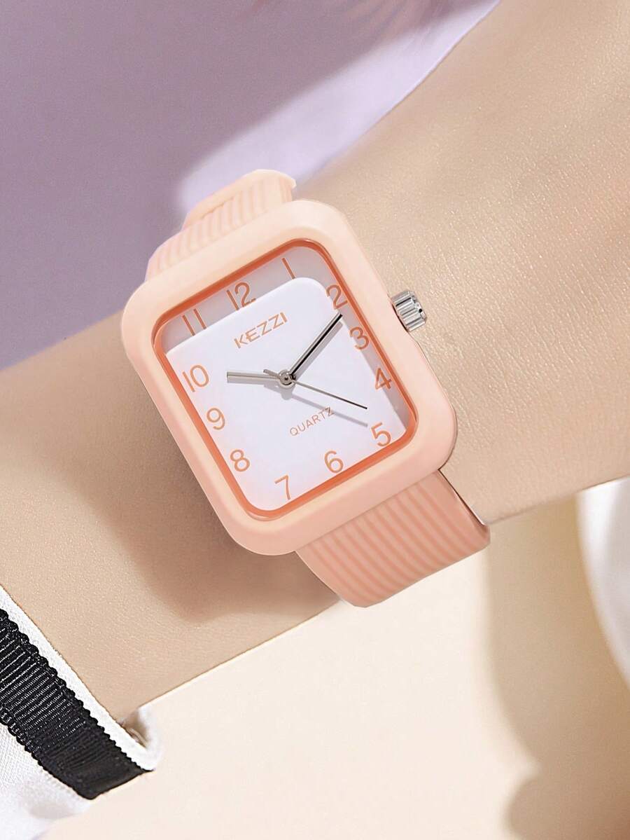 腕時計 懐中時計 1個 ユニセックス ミニマリスト シリコンストラップ 腕時計、ニッチスポーツ ユニコーン クォーツ 腕時計、デイ拍卖