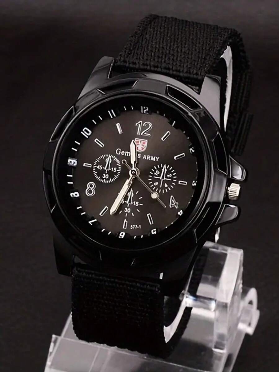 腕時計 メンズ クォーツ 1個 ナイロン クォーツ 腕時計、スタイリッシュな メンズ アウトドア 時計、メンズ 高品質 機械式 腕拍卖