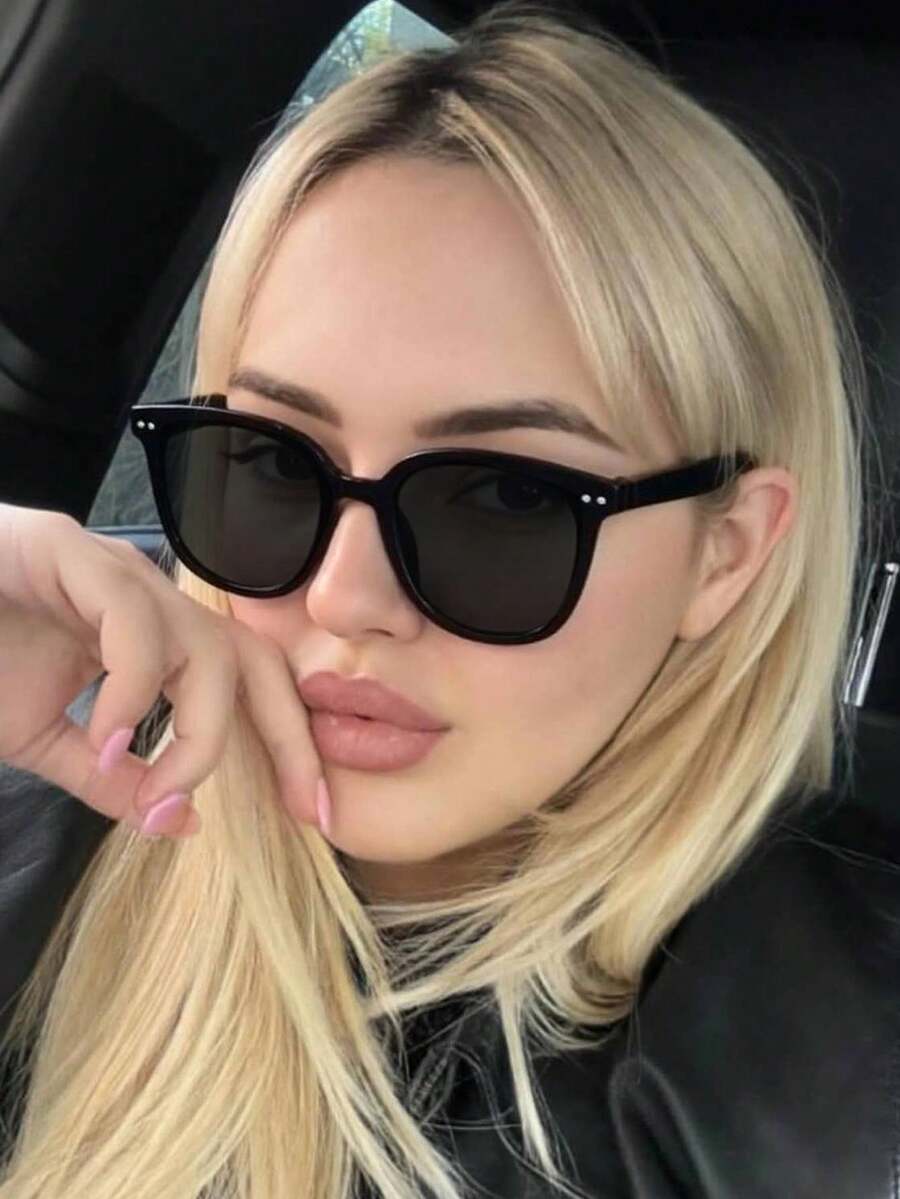 アクセサリー レディース アイアクセサリー 1個 女性用アクリル カジュアル スクエアフレーム ファッション眼鏡 休暇や日常のファ拍卖