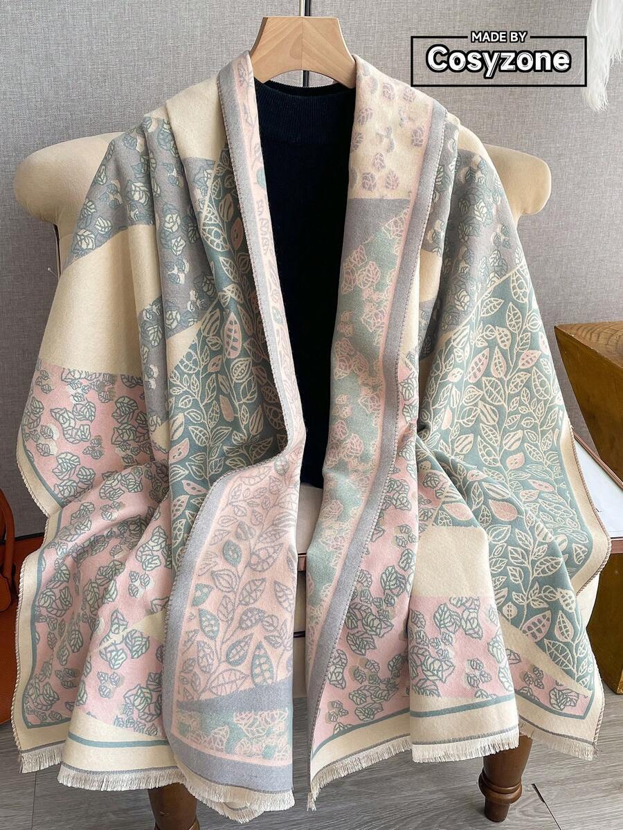 アクセサリー レディース スカーフ 1個 女性用 フォーカシミア ジャカード ジャカード あたたかいマフラー ショール、秋冬の日常拍卖