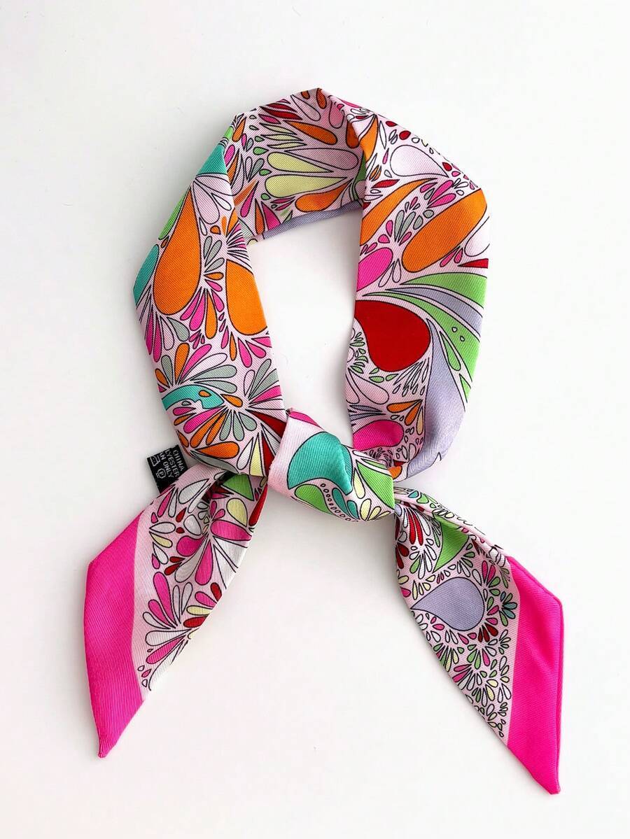 アクセサリー レディース スカーフ 1個 新作 カシューナッツ型 レディースストール、バッグハンドル、ヘアバンド、ネッカチーフとし拍卖