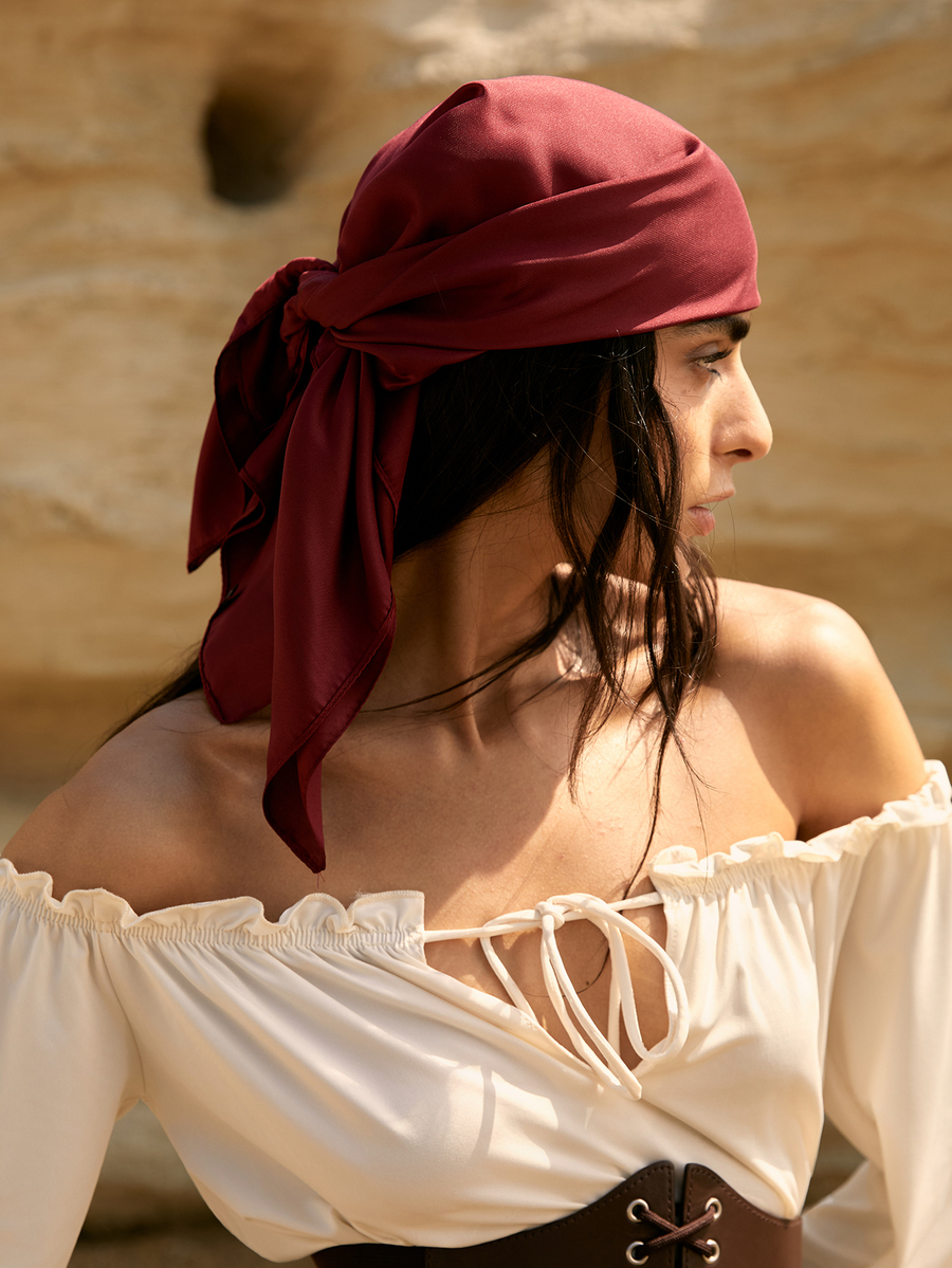 アクセサリー レディース スカーフ 1個 70cm 無地 スクエアスカーフ バンダナ クリスマス 冬 クリスマスギフト拍卖