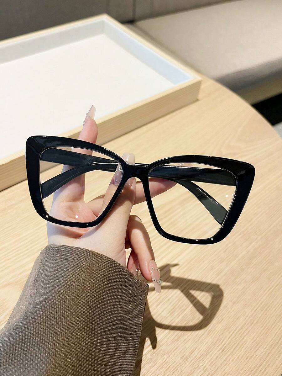 アクセサリー レディース アイアクセサリー セット 1個 ファッション光学メガネ、フレーム、軽量、キャットアイ、非処方箋、カジュア拍卖