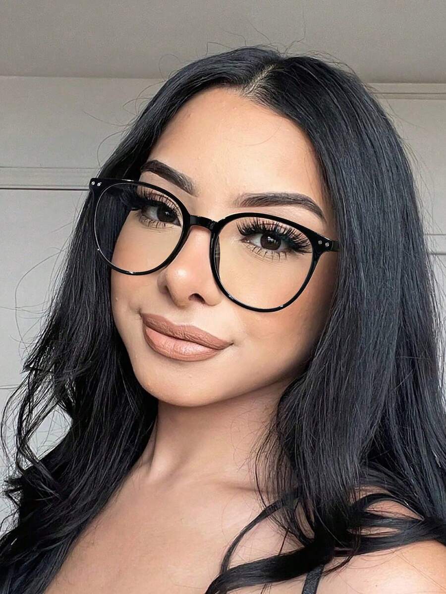 アクセサリー レディース アイアクセサリー セット 1個 レディース アクリル製 カジュアル ラウンドフレーム ファッション ブラ拍卖