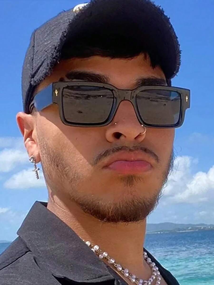 アクセサリー メンズ アイアクセサリー 1個 ポリゴン幾何学フルフレームファッションメガネ メンズ、カジュアルで多用途、様々なシー拍卖