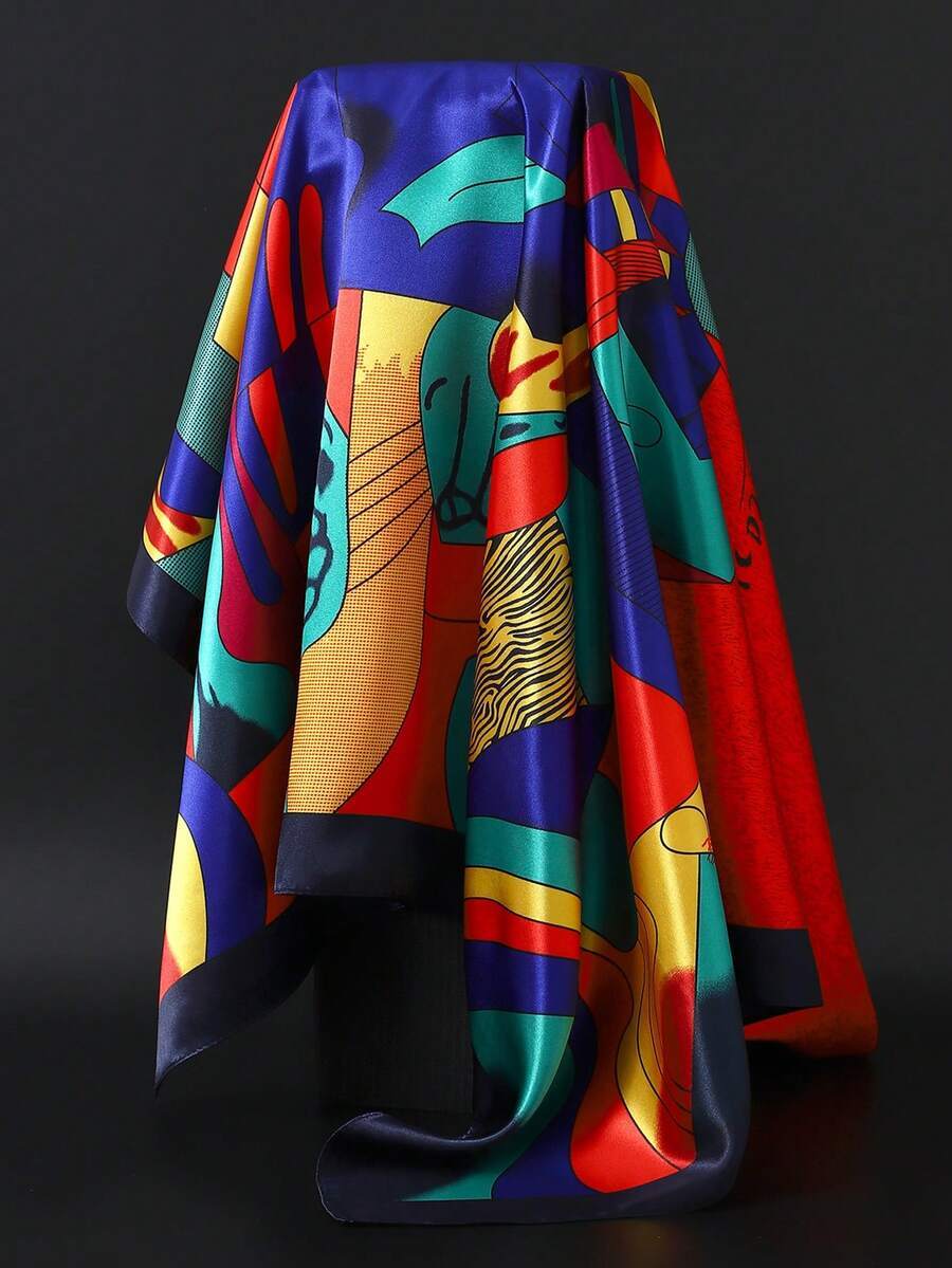 アクセサリー レディース スカーフ 90*90cm 屋外用日よけ ショール、ファッション レディース 軽量スカーフ、防風スカーフ、拍卖