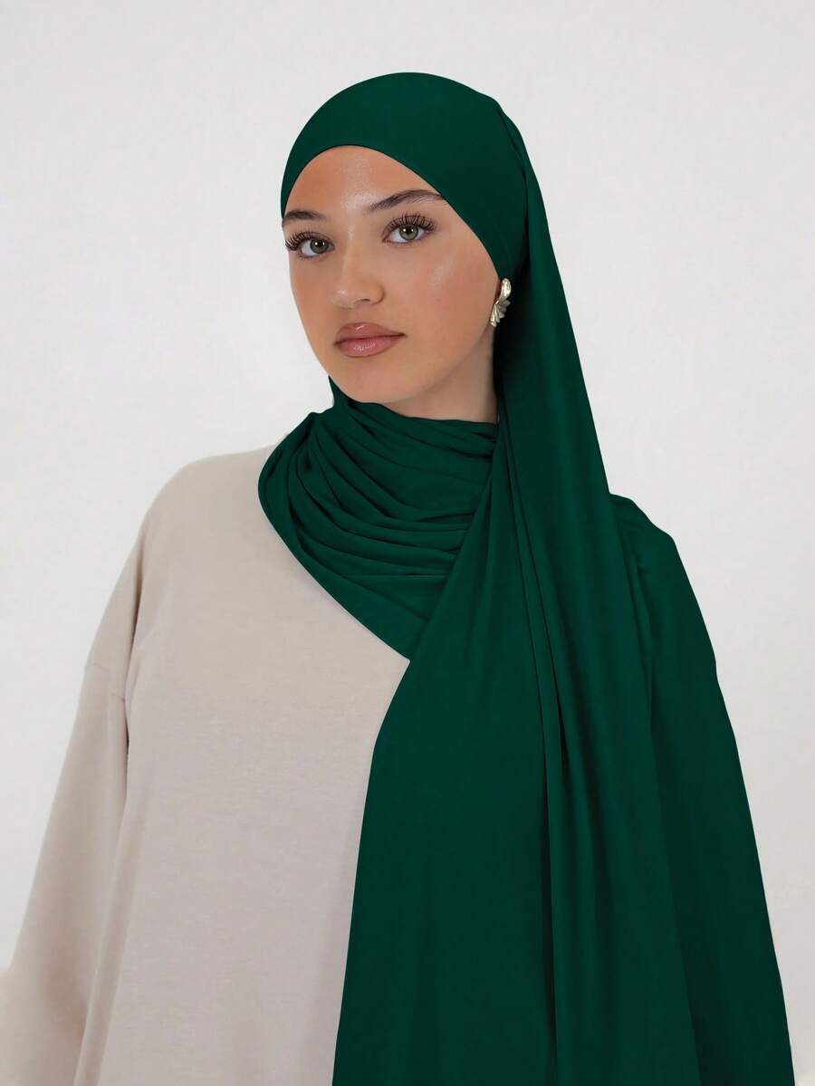 アクセサリー レディース スカーフ 1枚 女性用シンプルクラシックソリッドカラーエレガントカジュアルエッジスカーフ、プレミアムニッ拍卖