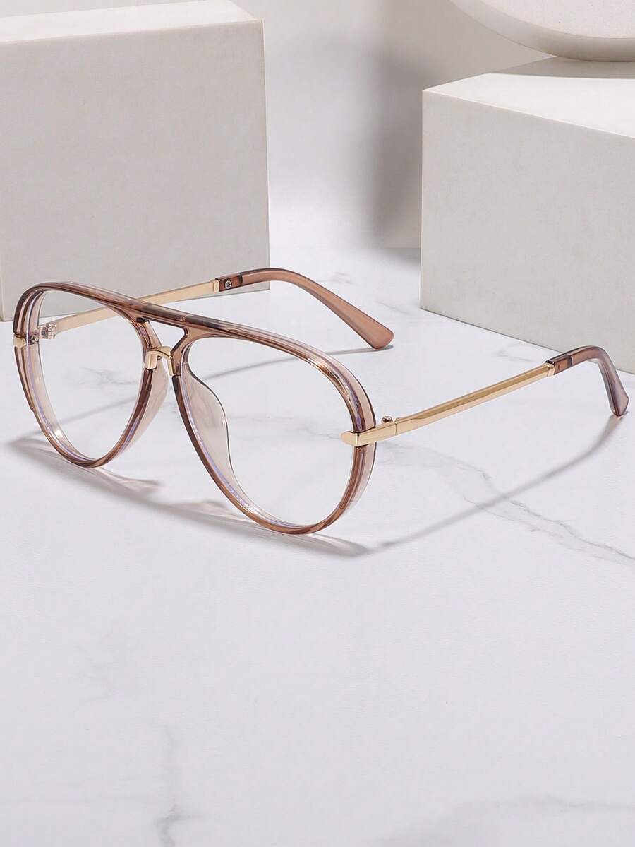 アクセサリー レディース アイアクセサリー セット 1個 レディース オーバーサイズ フレーム デコラティブ クリアレンズ アビエ拍卖