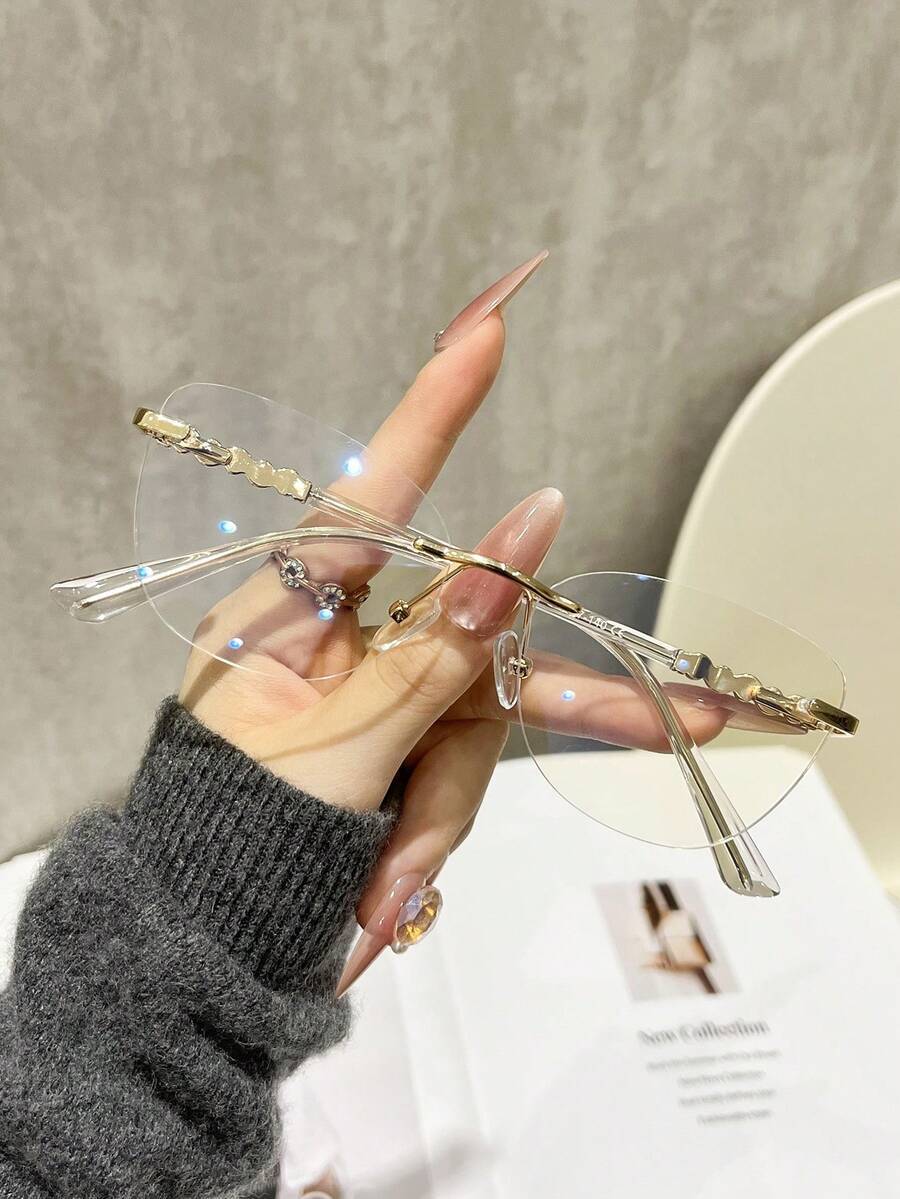 アクセサリー レディース アイアクセサリー セット 1ペア ユニセックス ビンテージ キャットアイ ラインストーン装飾 メタルフレ拍卖