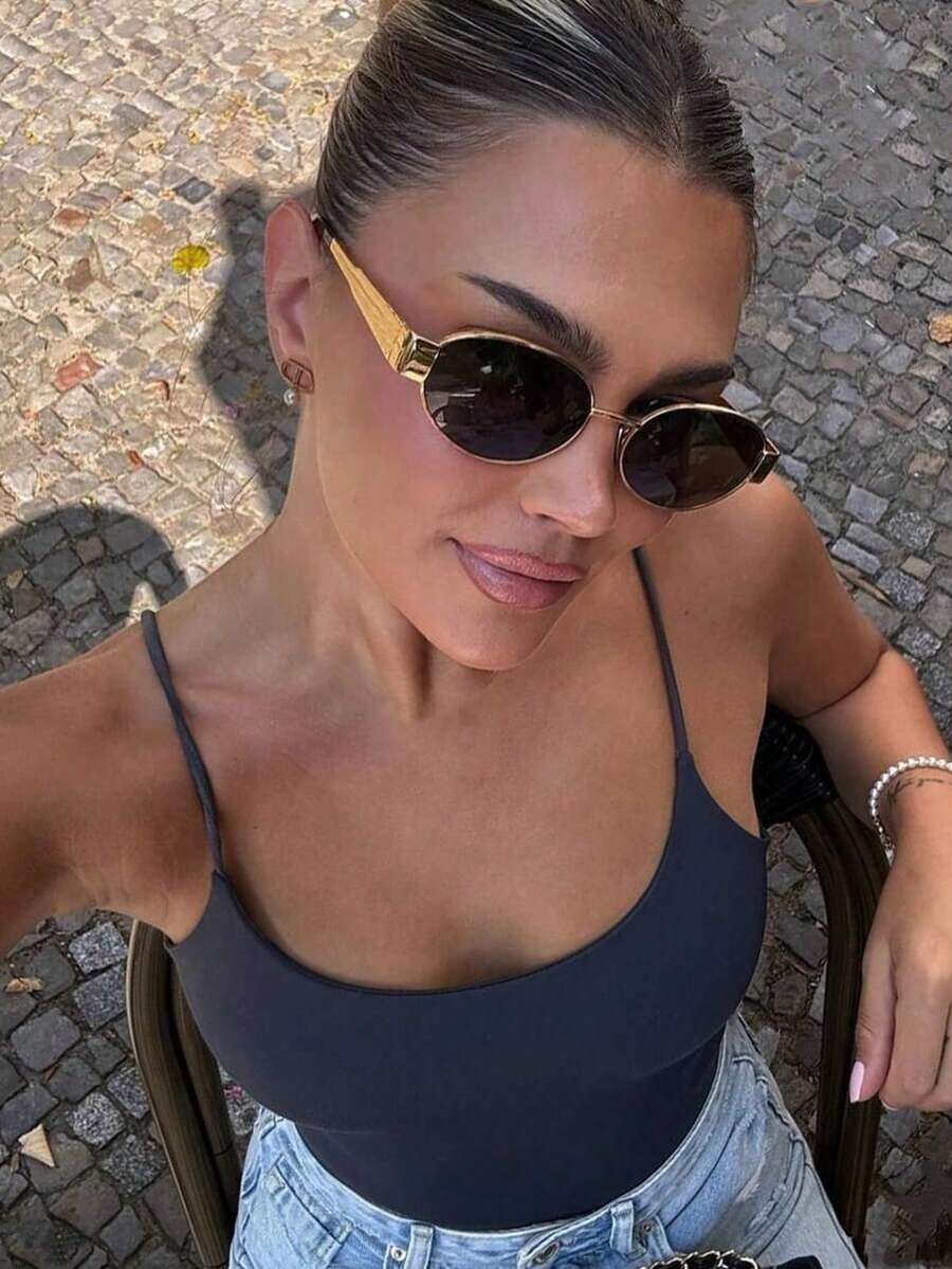 アクセサリー レディース アイアクセサリー 1個 フレームレス メタルパイロットフレーム レディースファッショングラス、アウトドア拍卖