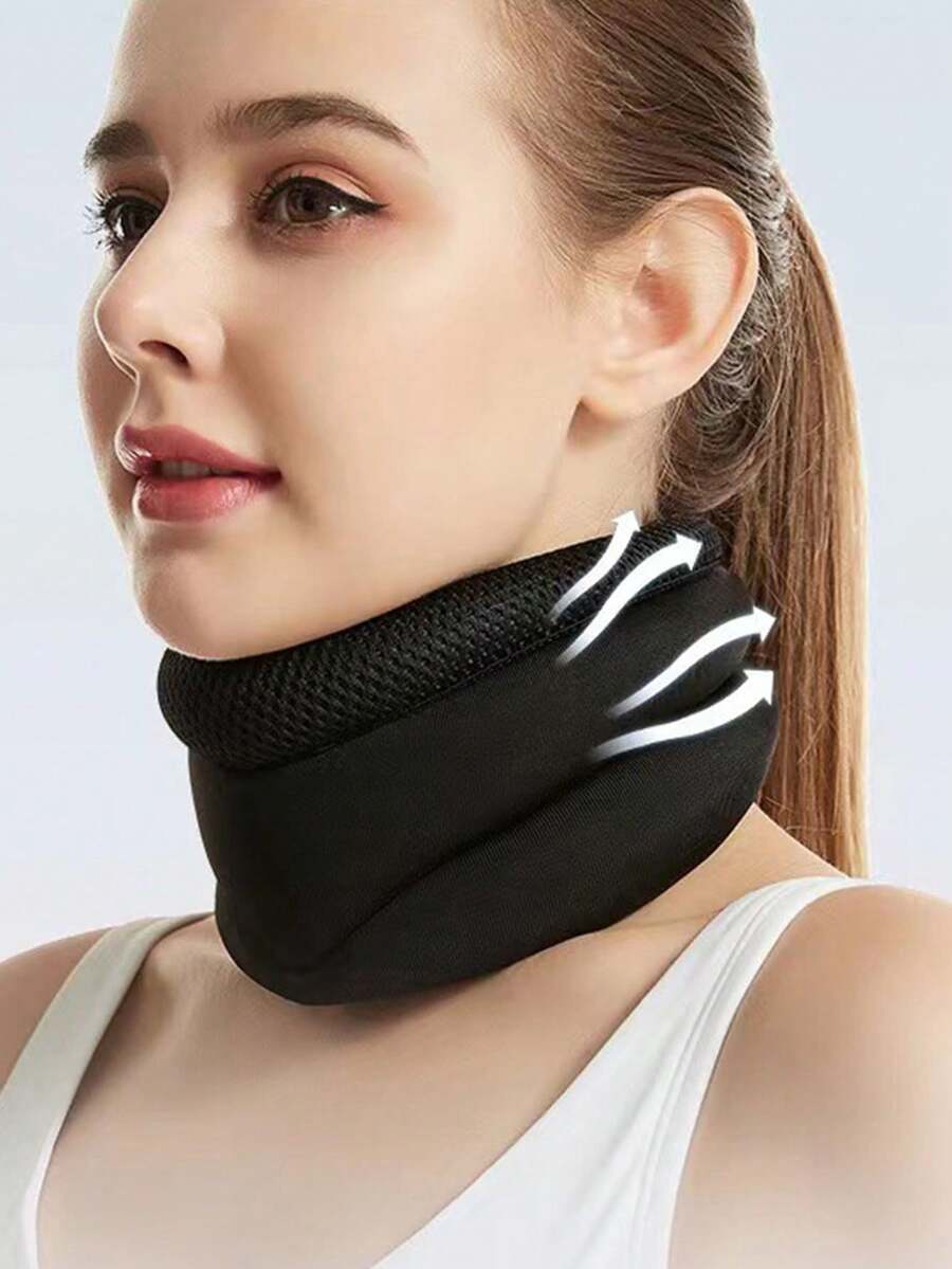 アクセサリー レディース スカーフ 調整可能な通気性のある首サポートブレース、日常使用に快適な首カラー、人間工学に基づいた首プロテ拍卖