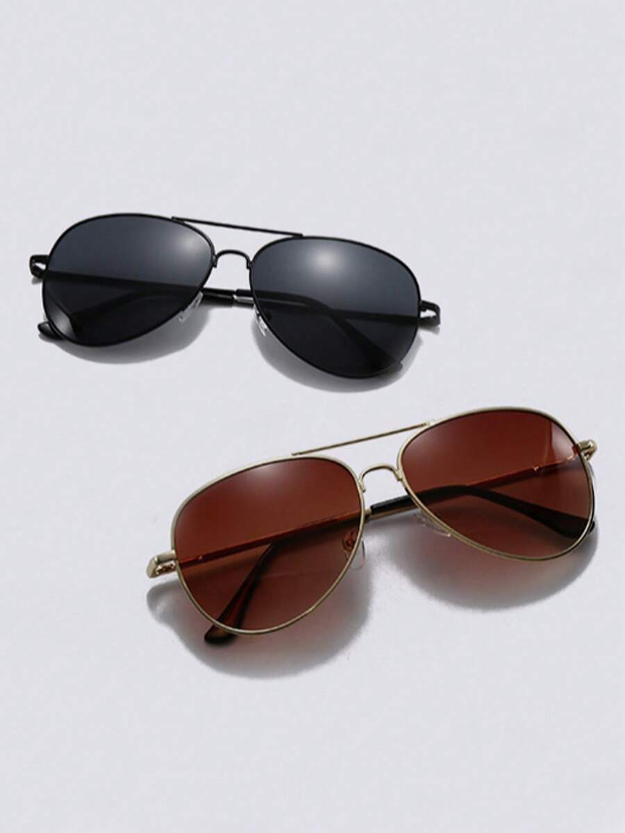 アクセサリー メンズ アイアクセサリー 2個 マルチカラー メンズ ラージフレーム レトロファッショングラス、デイリーウェアに適し拍卖