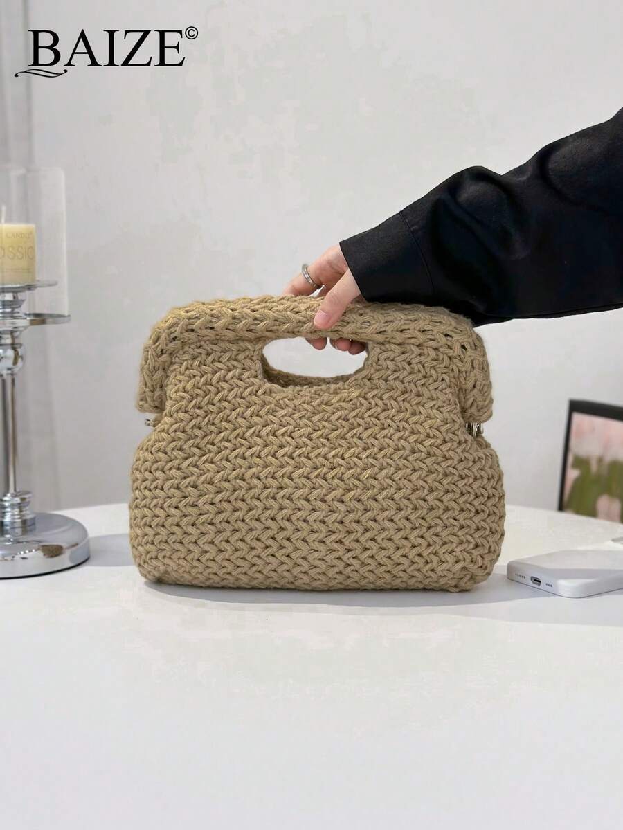 バッグ レディース クラッチバッグ エレガントなストライプカラーブロッククラッチバッグ - 大容量コスメバッグ、耐久性、マルチファ拍卖