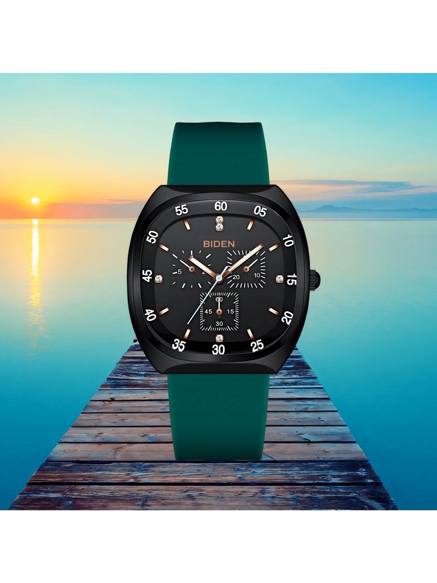 腕時計 レディース クォーツ バイデン女性用ウォッチ ダイヤモンドフェイス クォーツ防水シリコンウォッチ拍卖