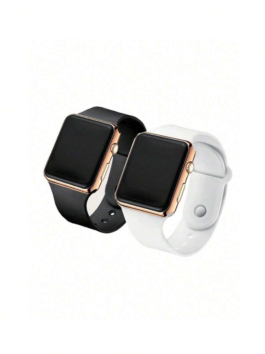 腕時計 レディース セット カジュアルスポーツ電子カップルウォッチ 2個セット、学生の新学期ギフトに最適拍卖