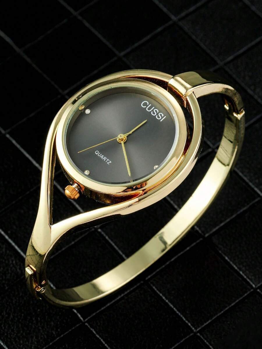 腕時計 レディース クォーツ 1個 レディース高級ブレスレット腕時計、エレガントな石英時計、レトロな個性的なブレスレット拍卖