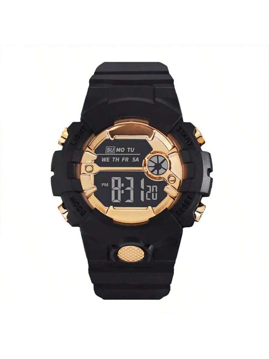 腕時計 メンズ デジタル デジタル腕時計 - 学生用腕時計、中学生向け、アウトドアスポーツデジタル腕時計、マルチファンクション、夜拍卖