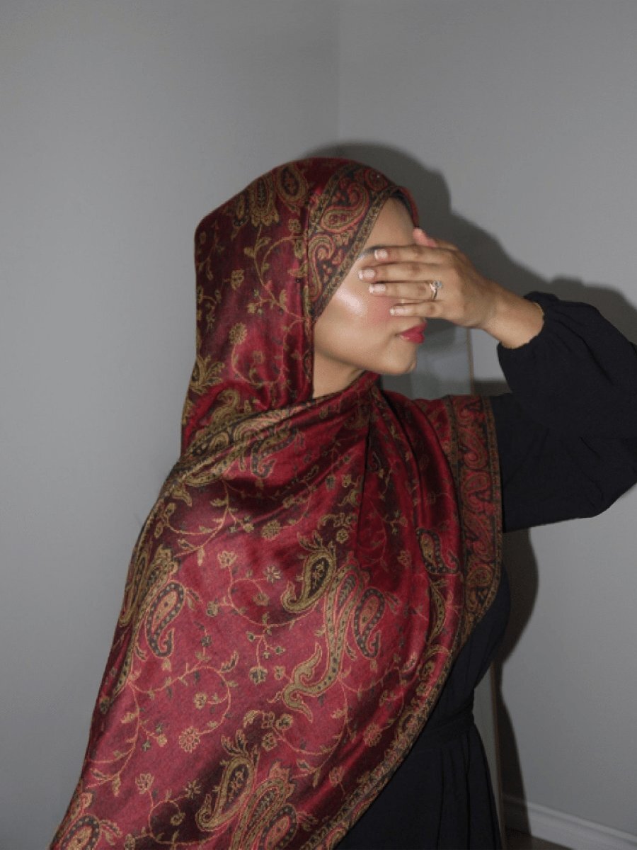 アクセサリー レディース スカーフ 1枚 ボヘミアンスタイル レディース ヒジャブ ファッション ヴィンテージ ペイズリー ヘッド拍卖